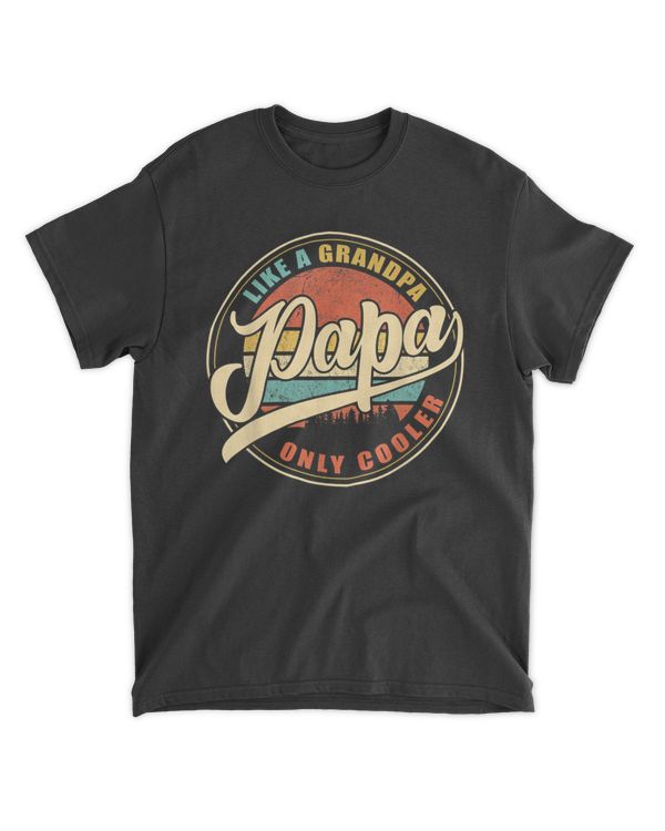 Mens Vintage Retro Papa gifts Grandpa gifts Papa like a Grandpa T-Shirt